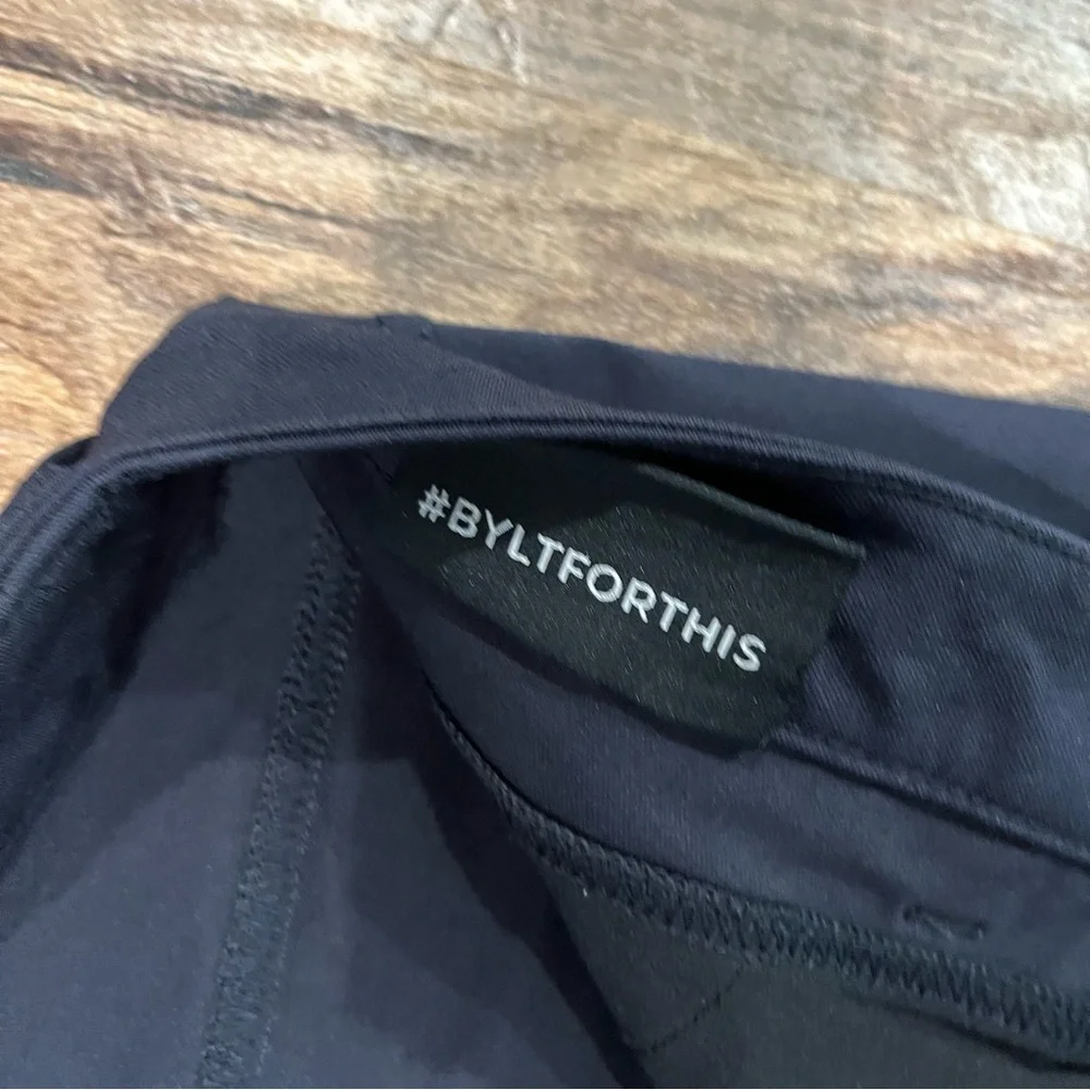 BYLT Everyday Pant 2.0 Mens 34 Tall 34x32 Slim Fit Navy Stretch Performance - Picture 8 of 16